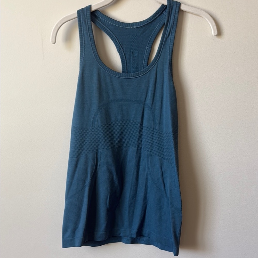 Lululemon Athletica Blue Racerback Tank Top